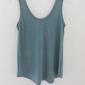 New Mia & Tess Tank Top Size S Heather Blue Pull Over Round Neck Sleeveless